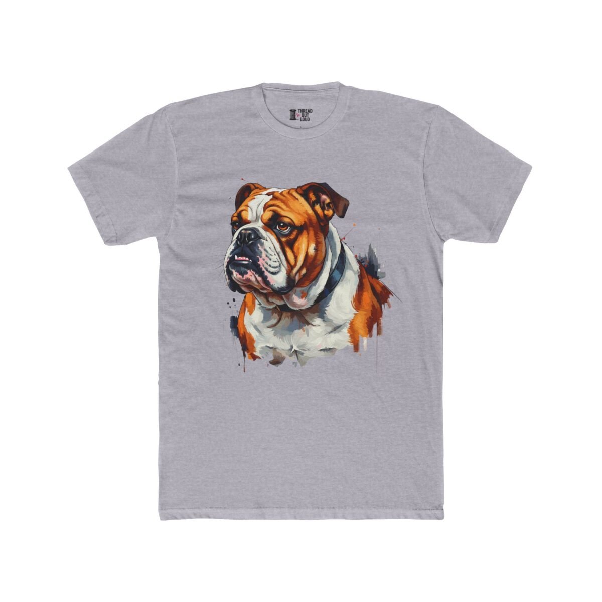 English Bulldog T-Shirt – Dog Lover Pet Portrait Tee (Unisex)