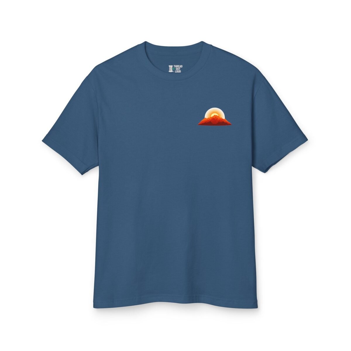 Abstract Sunset Back Print T-Shirt – Nature Art Tee (Unisex)