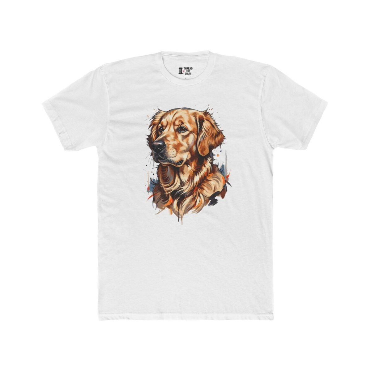 Golden Retriever T-Shirt – Dog Lover Pet Portrait Tee (Unisex)