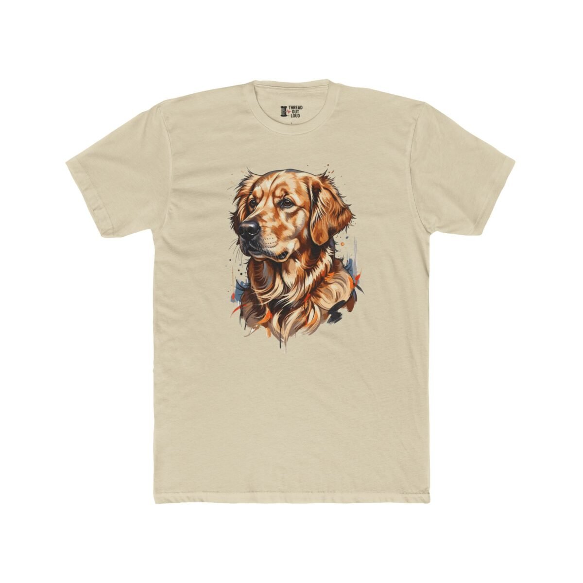 Golden Retriever T-Shirt – Dog Lover Pet Portrait Tee (Unisex)