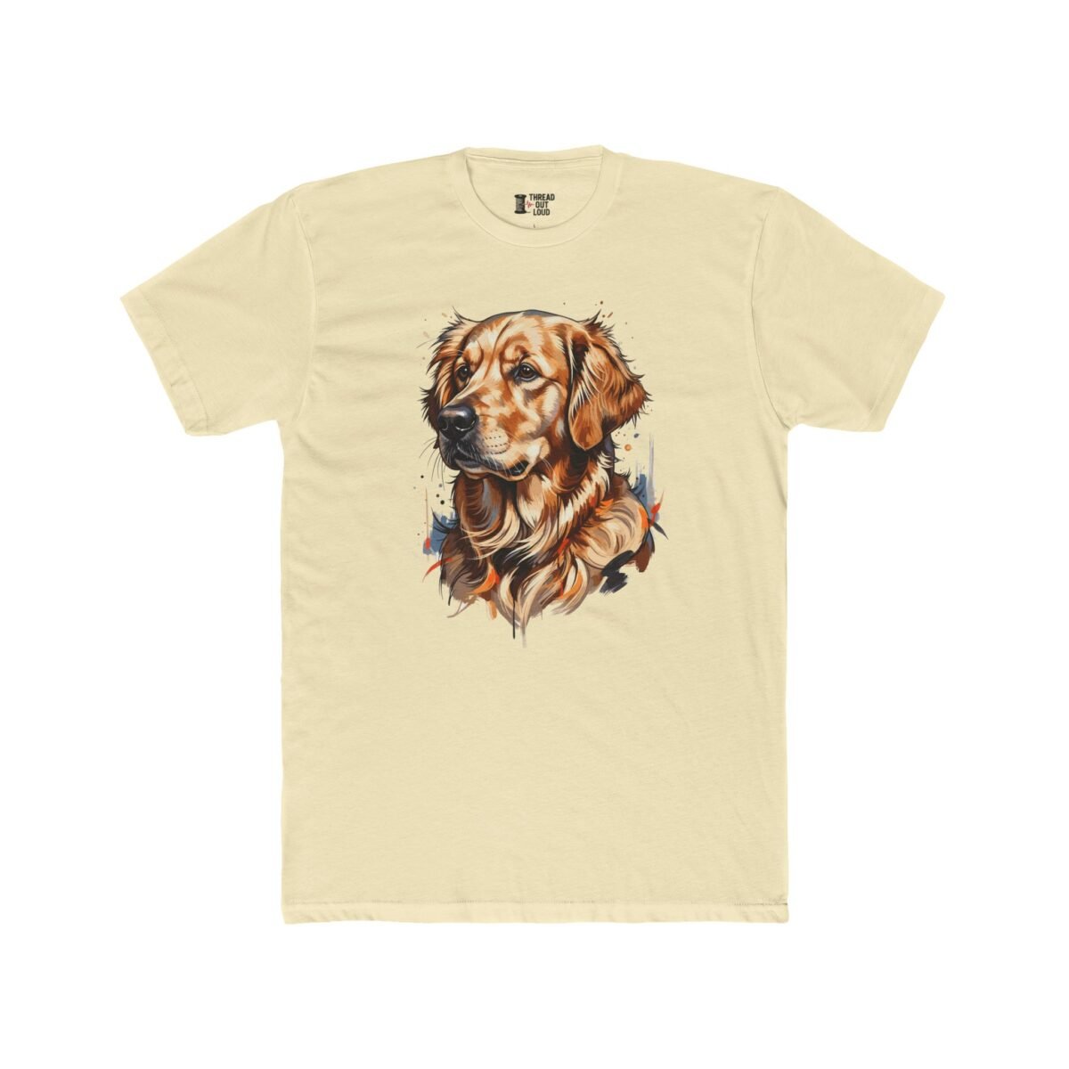 Golden Retriever T-Shirt – Dog Lover Pet Portrait Tee (Unisex)