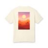 Abstract Sunset Back Print T-Shirt – Nature Art Tee (Unisex)