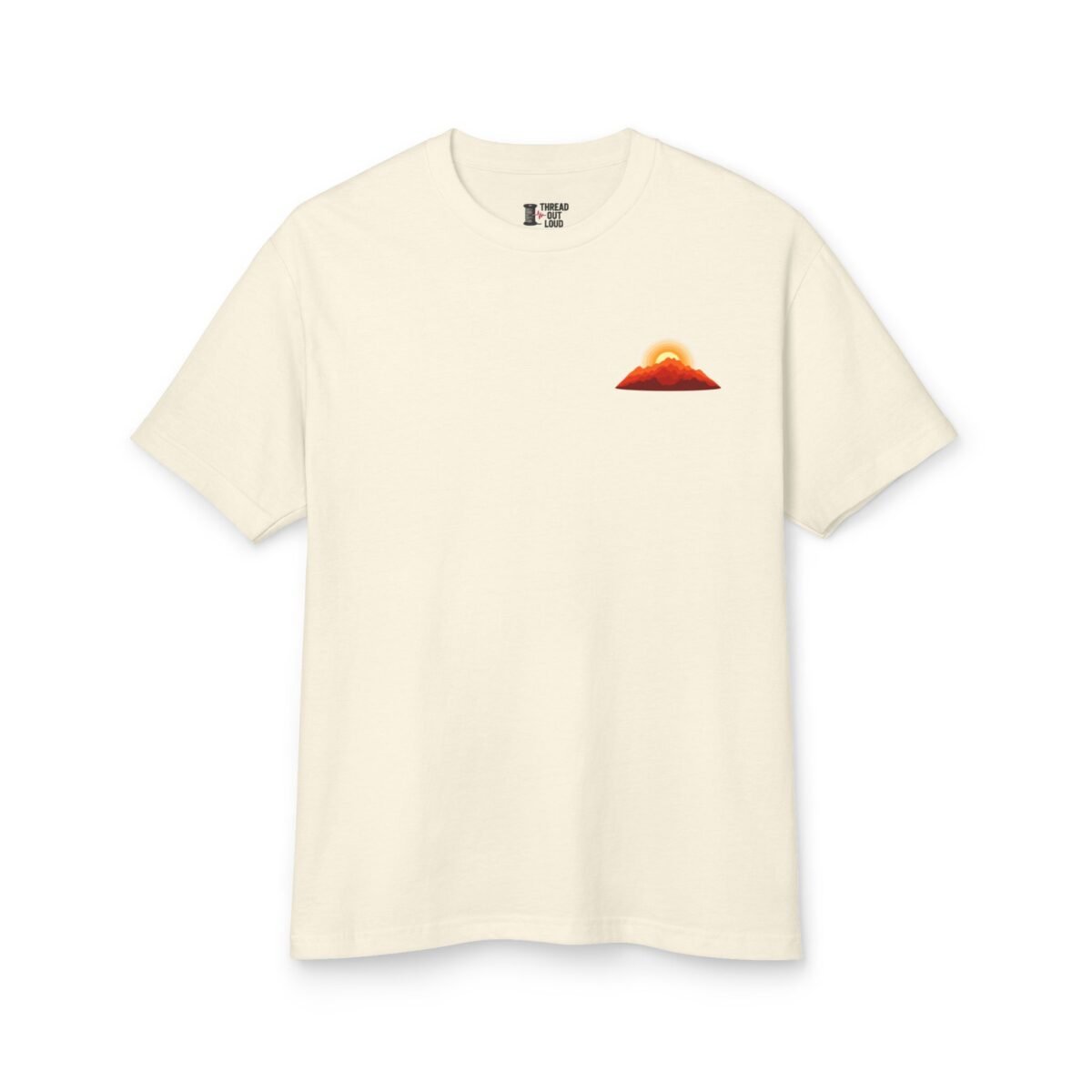 Abstract Sunset Back Print T-Shirt – Nature Art Tee (Unisex)