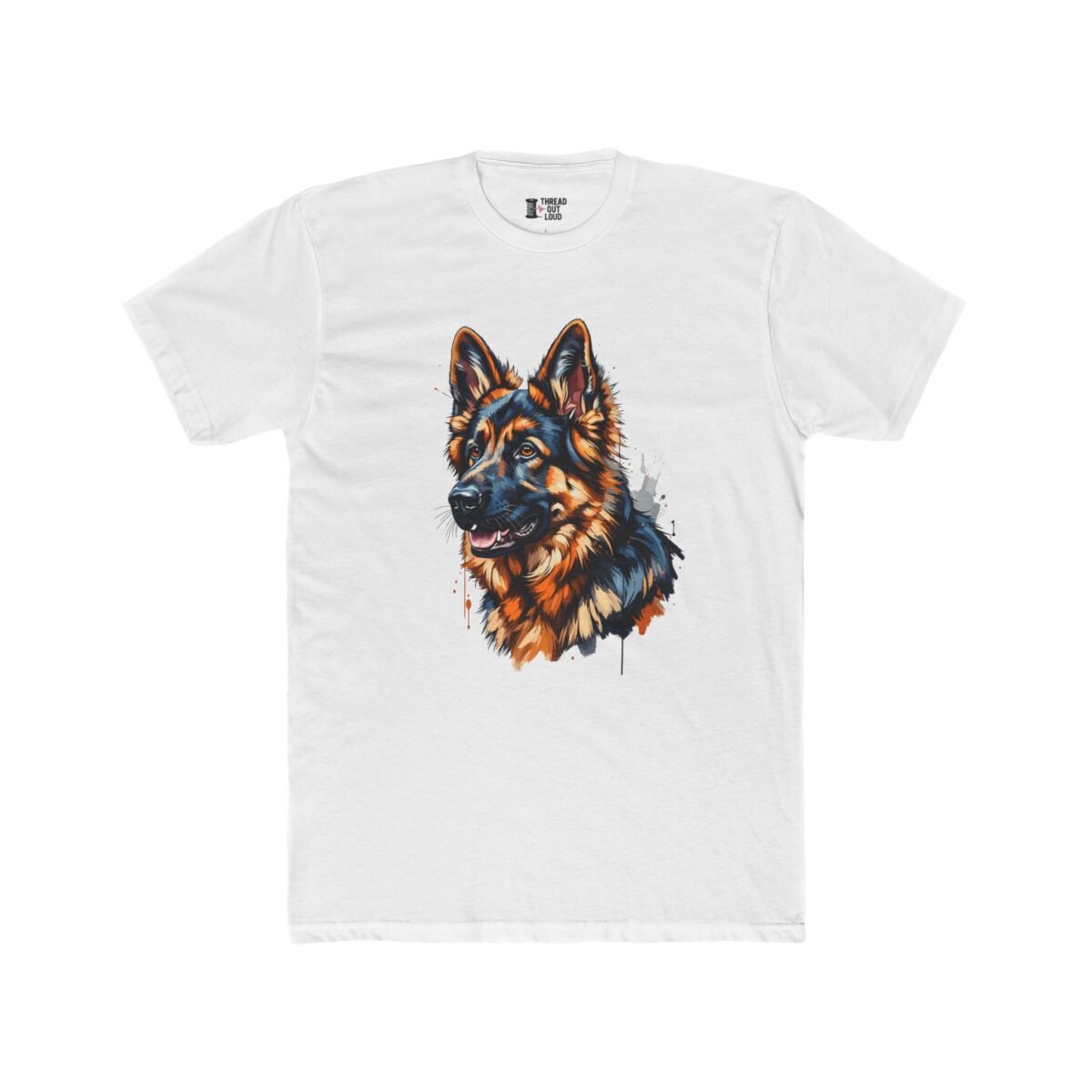 German Shepherd T-Shirt – Dog Lover Pet Portrait Tee (Unisex)