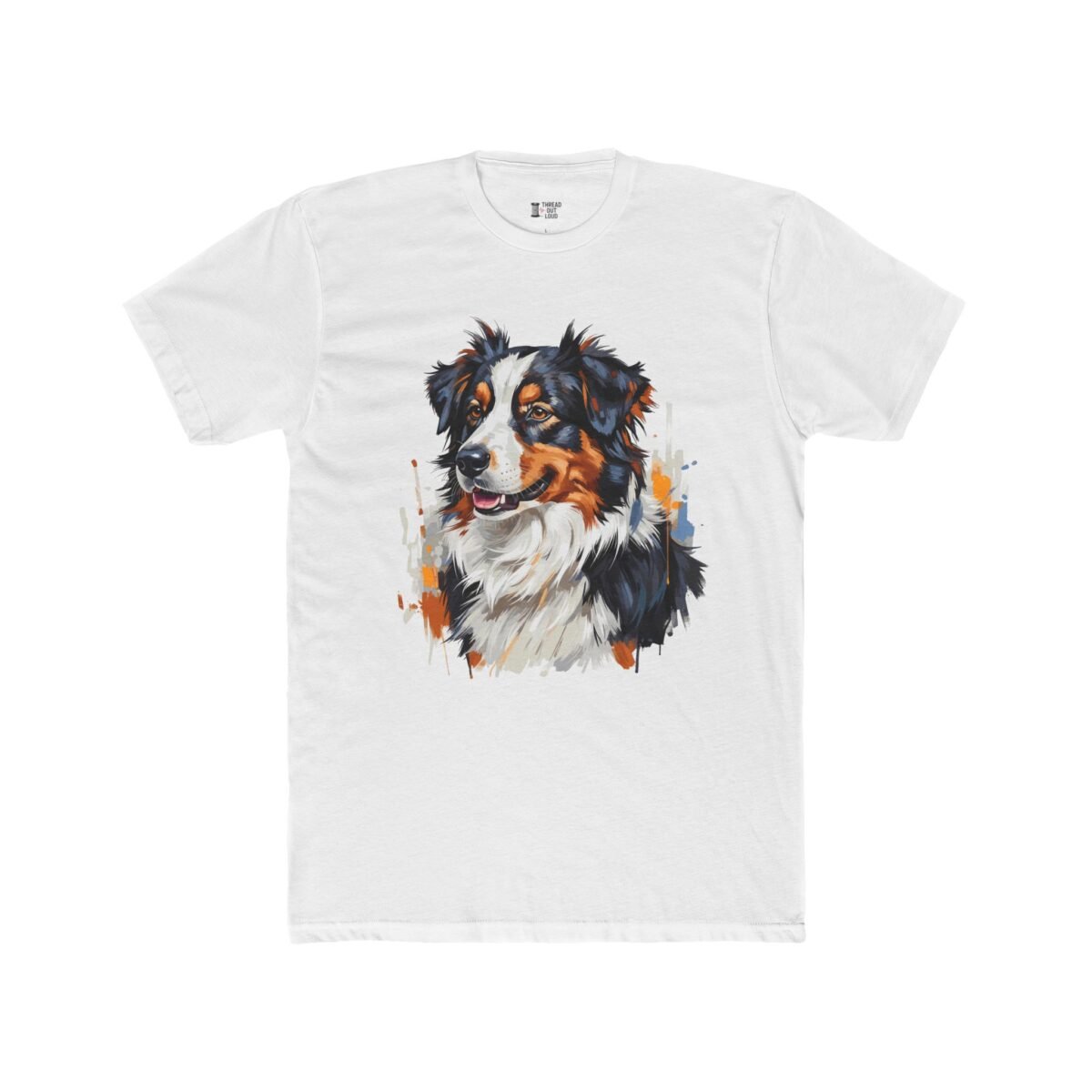 Australian Shepherd T-Shirt – Dog Lover Pet Portrait Tee (Unisex)