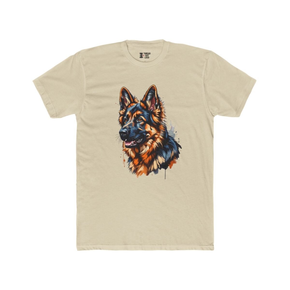 German Shepherd T-Shirt – Dog Lover Pet Portrait Tee (Unisex)