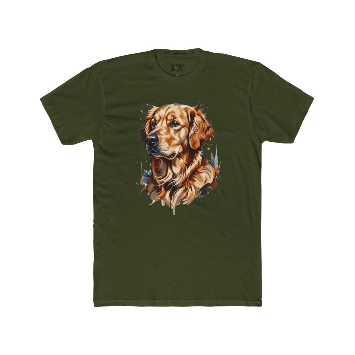 Golden Retriever T-Shirt – Dog Lover Pet Portrait Tee (Unisex)