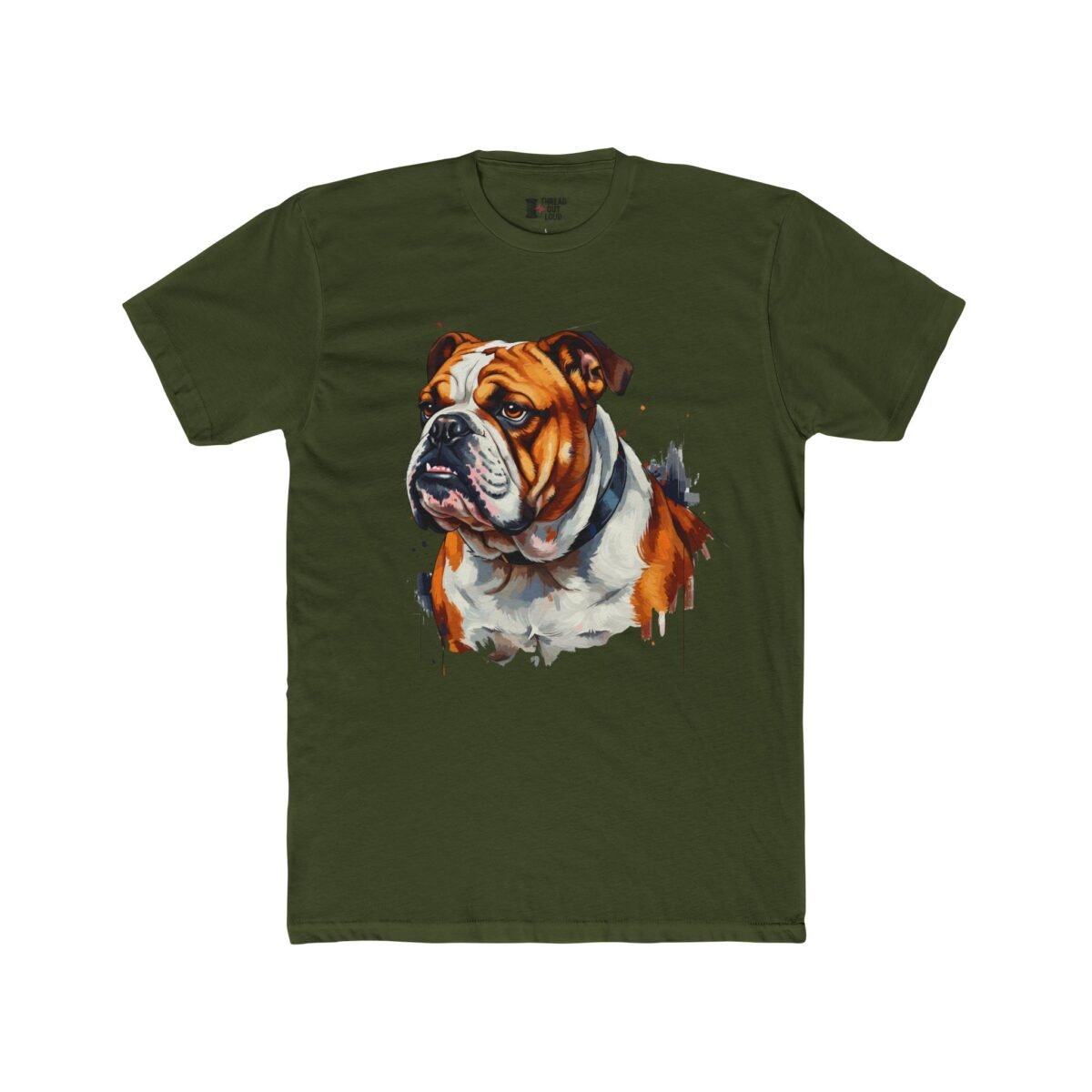 English Bulldog T-Shirt – Dog Lover Pet Portrait Tee (Unisex)