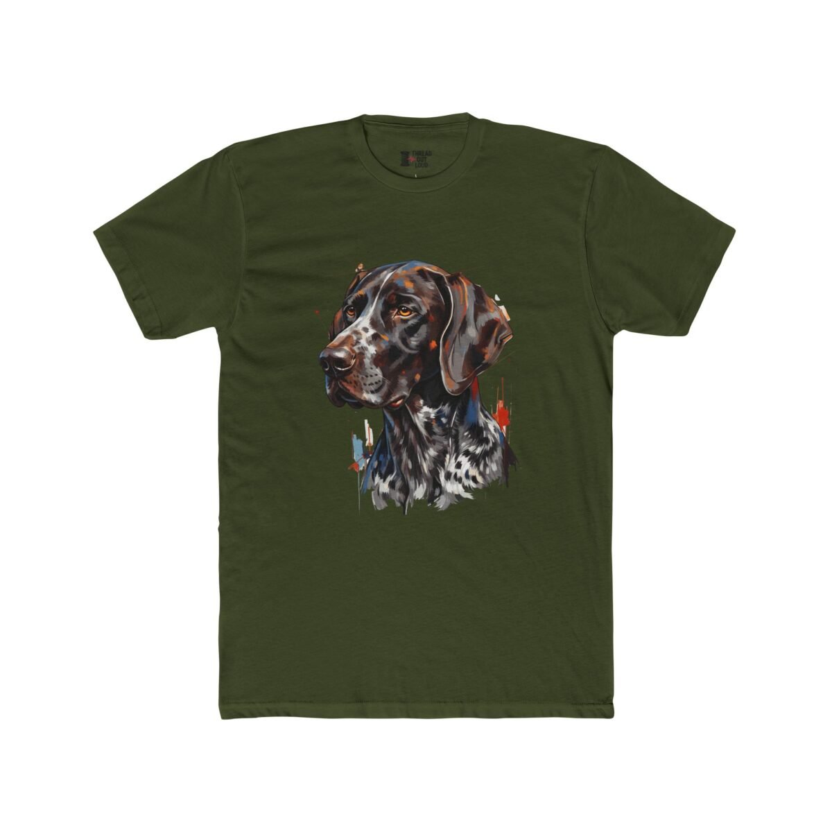 German Shorthaired Pointer T-Shirt – GSP Dog Lover Pet Portrait Tee (Unisex)