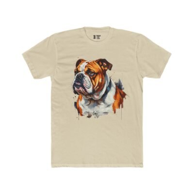 English Bulldog T-Shirt – Dog Lover Pet Portrait Tee (Unisex)