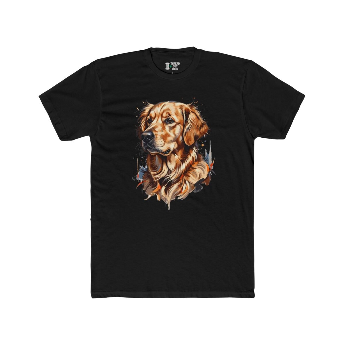 Golden Retriever T-Shirt – Dog Lover Pet Portrait Tee (Unisex)
