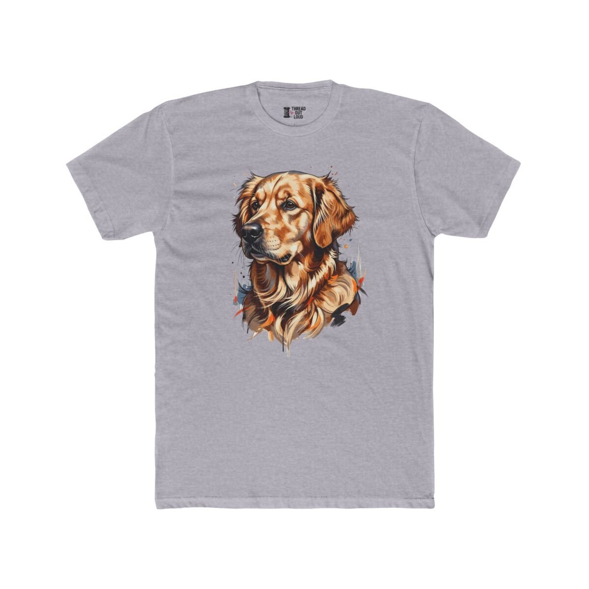Golden Retriever T-Shirt – Dog Lover Pet Portrait Tee (Unisex)