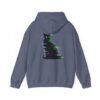 Glitch Cat Hoodie – Neon Cyberpunk Cat Graphic (Unisex)
