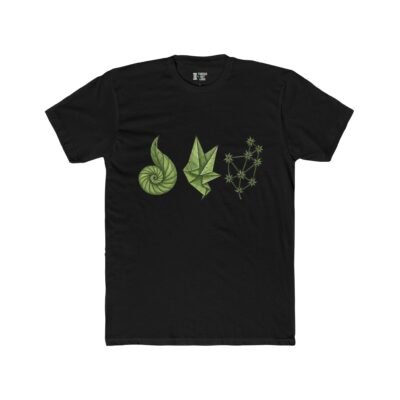 Leaf Constellation T-Shirt – Abstract Botanical & Cosmic Nature Tee (Unisex)