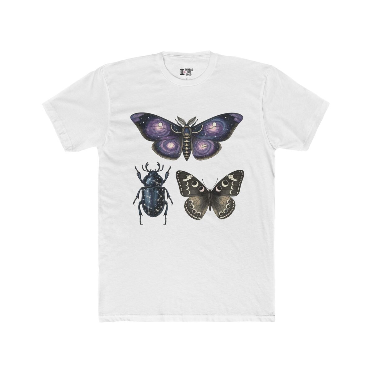 Celestial Insects T-Shirt – Abstract Nature Butterfly & Moth Graphic Tee (Unisex)