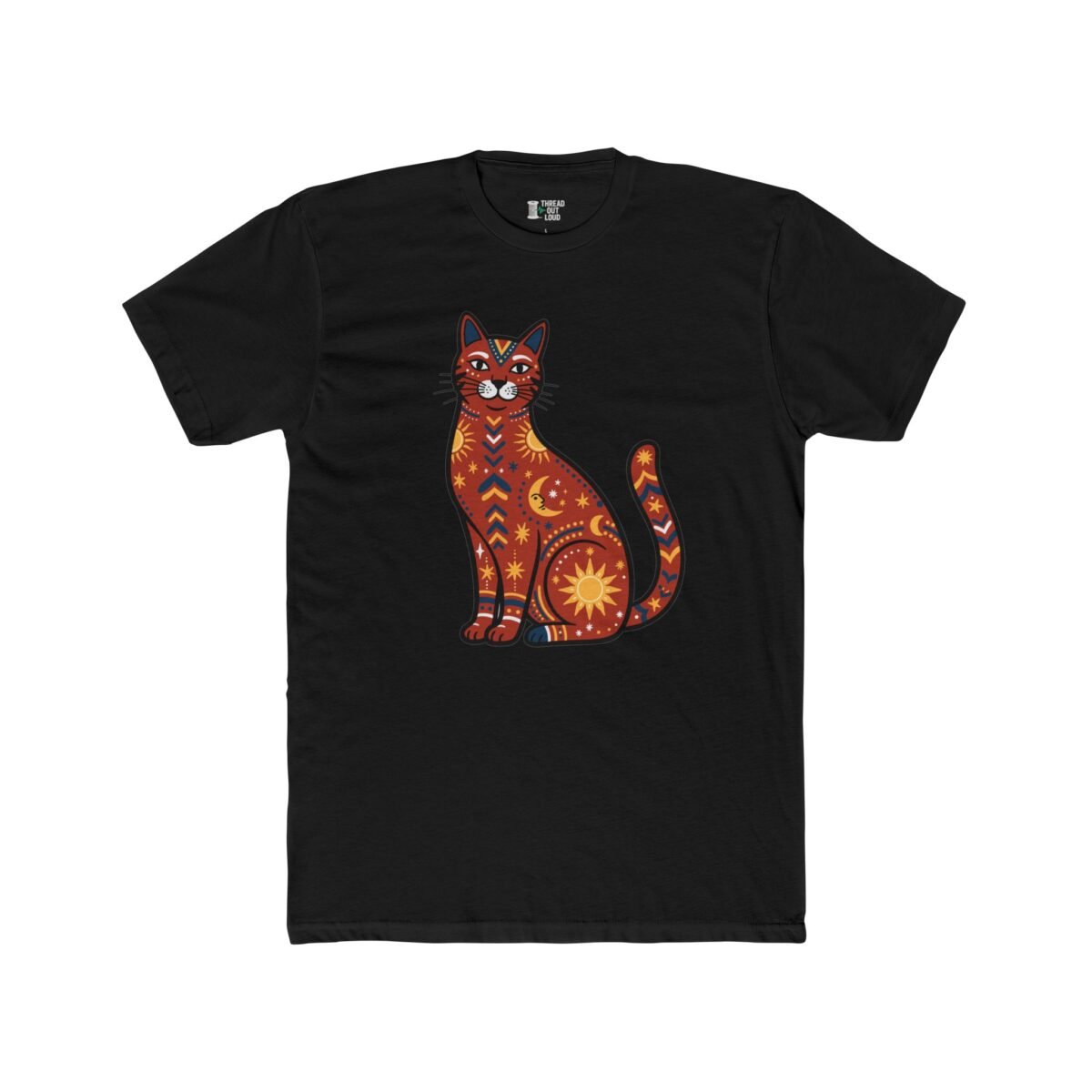 Celestial Cat T-Shirt – Mystic Cat Lover Graphic Tee (Unisex)