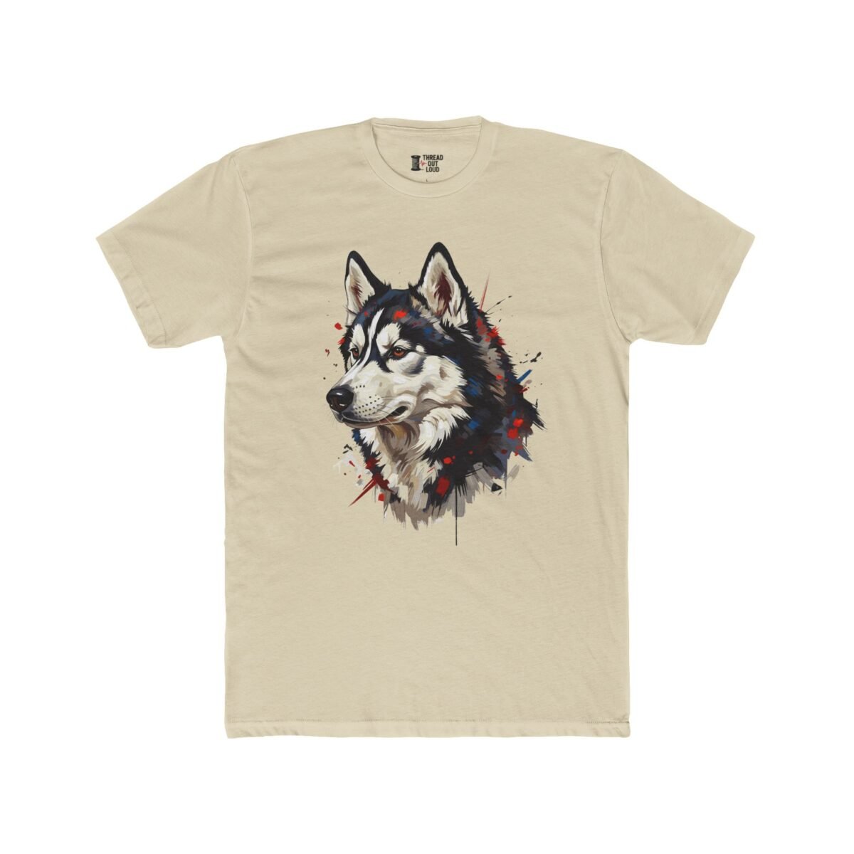 Siberian Husky T-Shirt – Dog Lover Pet Portrait Tee (Unisex)