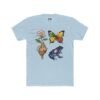 Butterfly & Frog Nature Art T-Shirt – Abstract Botanical Graphic Tee (Unisex)