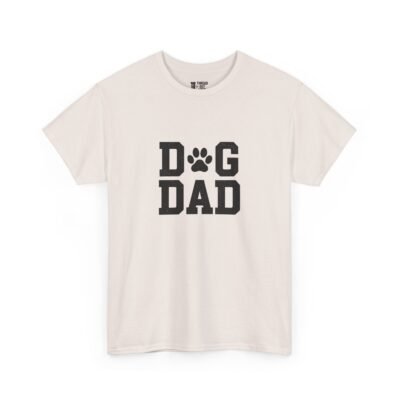 Dog Dad T-Shirt – Classic Paw Print Graphic Tee (Unisex)