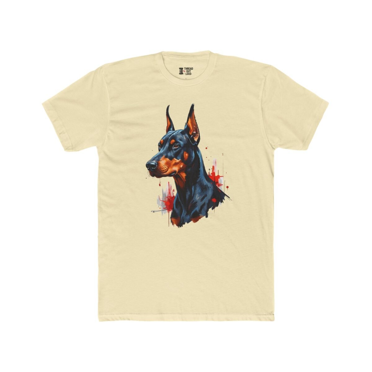 Doberman Pinscher T-Shirt – Dog Lover Pet Portrait Tee (Unisex)