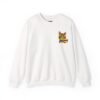 Pop Art Meow Cat Sweatshirt – Front & Back Print Retro Graphic (Unisex)