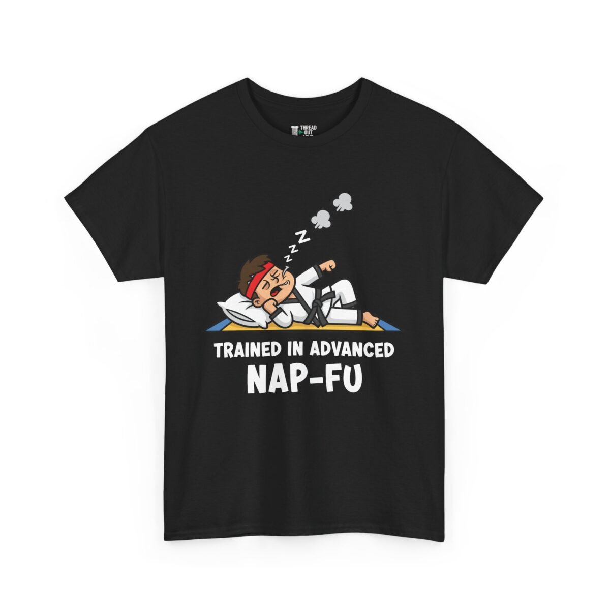Nap-Fu T-Shirt – Funny Martial Arts & Sleep Humor Graphic Tee (Unisex)