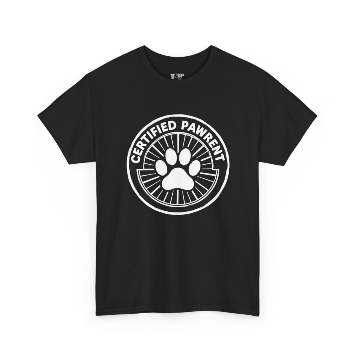 Certified Pawrent T-Shirt – Funny Dog Dad Tee (Unisex)