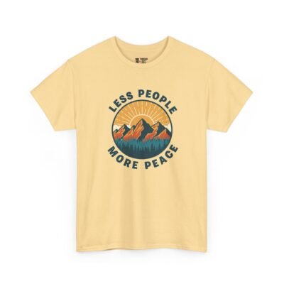 Less People More Peace T-Shirt – Introvert Nature Graphic Tee (Unisex)