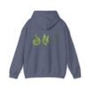 Geometric Leaf Constellation Hoodie – Front & Back Print (Unisex)