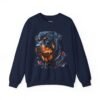 Rottweiler Sweatshirt – Bold Dog Portrait Crewneck (Unisex)