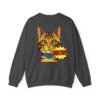 Pop Art Meow Cat Sweatshirt – Front & Back Print Retro Graphic (Unisex)