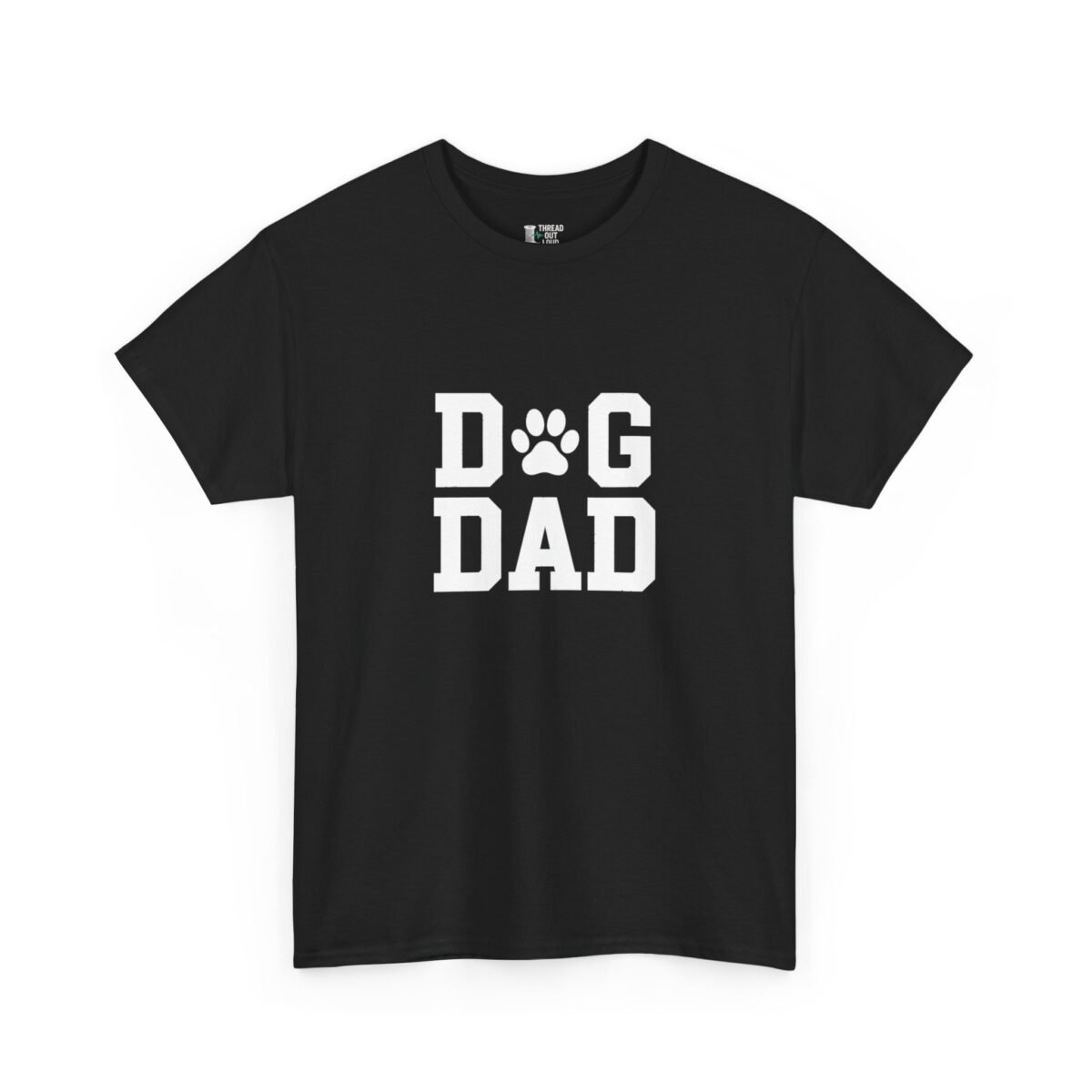 Dog Dad T-Shirt – Classic Paw Print Graphic Tee (Unisex)