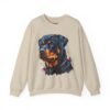Rottweiler Sweatshirt – Bold Dog Portrait Crewneck (Unisex)