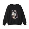 Siberian Husky Sweatshirt – Realistic Dog Art Crewneck (Unisex)