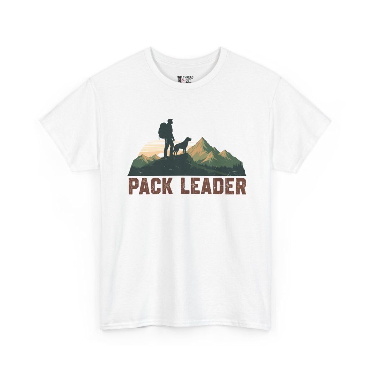 Pack Leader Dog Dad T-Shirt – Hiking & Adventure Graphic Tee (Unisex)