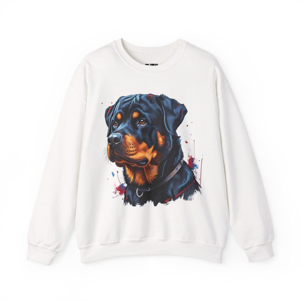 Rottweiler Sweatshirt – Bold Dog Portrait Crewneck (Unisex)