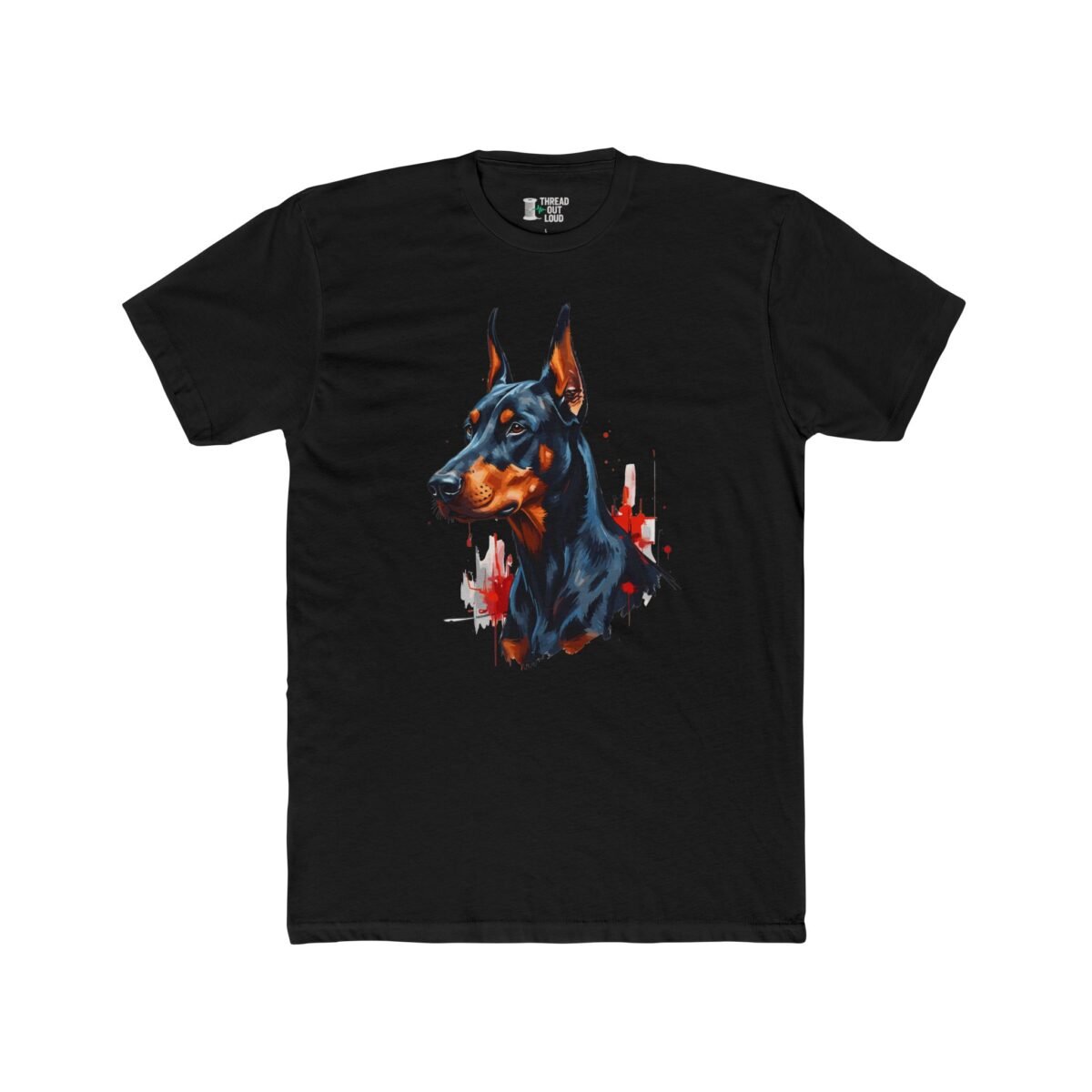 Doberman Pinscher T-Shirt – Dog Lover Pet Portrait Tee (Unisex)