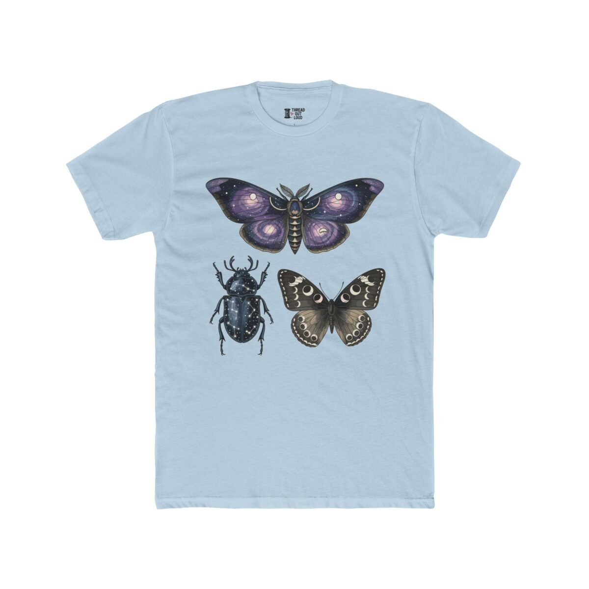 Celestial Insects T-Shirt – Abstract Nature Butterfly & Moth Graphic Tee (Unisex)