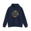 Cosmic Leaves Hoodie – Abstract Nature Pullover (Unisex)