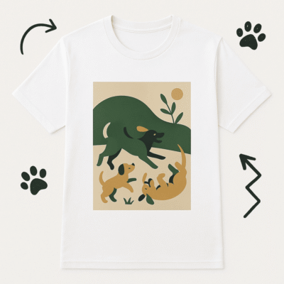 Alpha Dog Dad T-Shirt – Bold Graphic Tee for Proud Dog Fathers (Unisex)