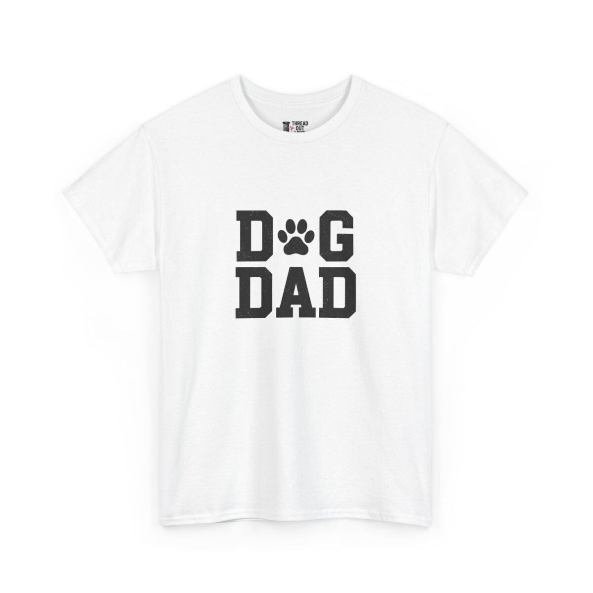 Dog Dad T-Shirt – Classic Paw Print Graphic Tee (Unisex)