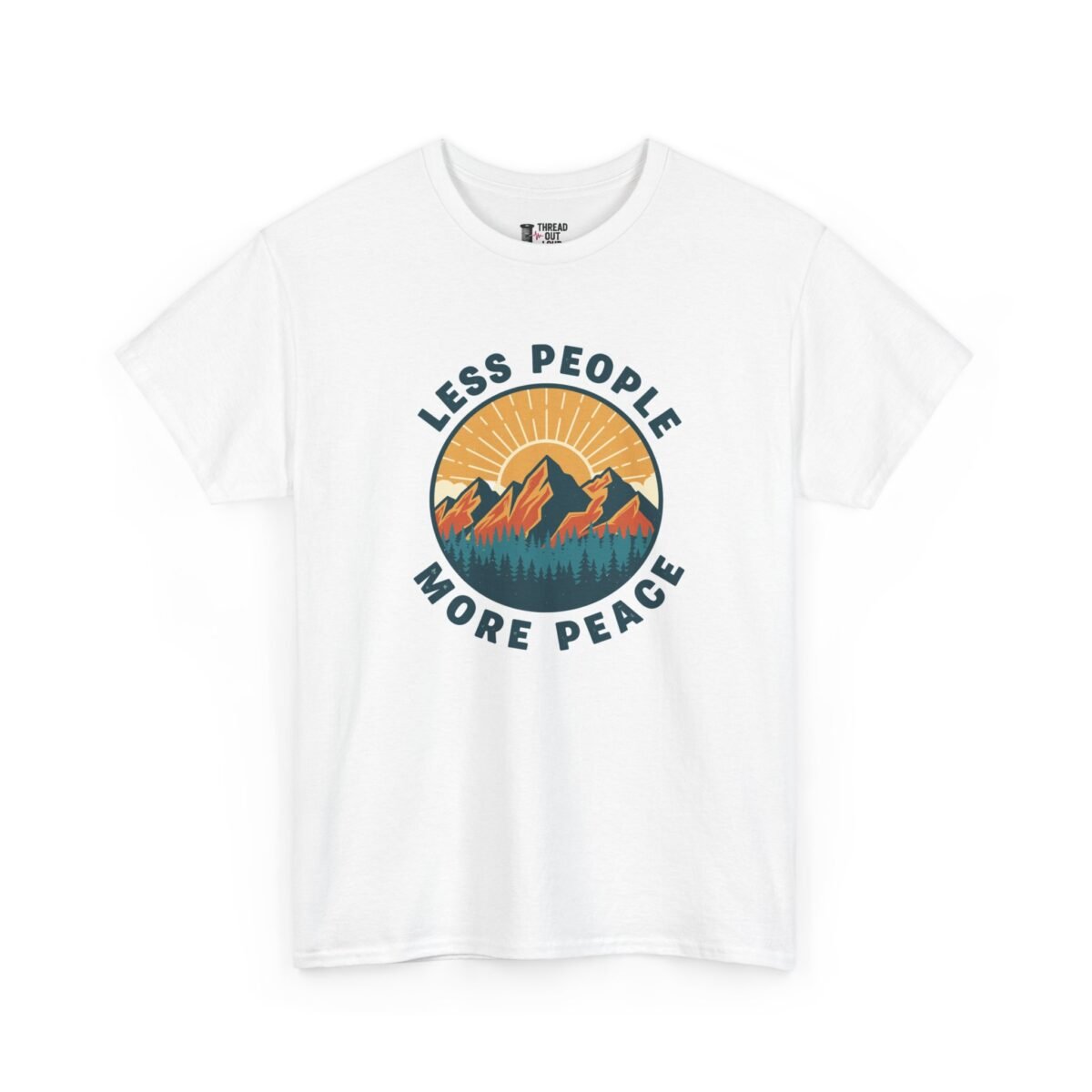 Less People More Peace T-Shirt – Introvert Nature Graphic Tee (Unisex)