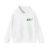 Geometric Leaf Constellation Hoodie – Front & Back Print (Unisex)