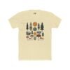Abstract Forest & Mushroom T-Shirt – Nature Inspired Graphic Tee (Unisex)