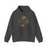 Cosmic Leaves Hoodie – Abstract Nature Pullover (Unisex)