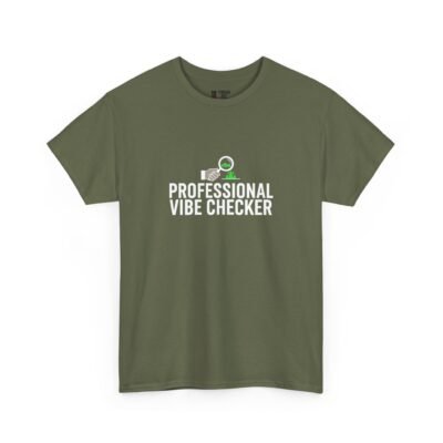Professional Vibe Checker T-Shirt – Funny Meme Graphic Tee (Unisex)