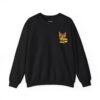 Pop Art Meow Cat Sweatshirt – Front & Back Print Retro Graphic (Unisex)