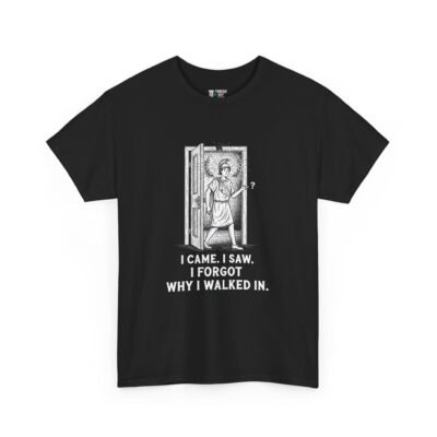 I Came, I Saw, I Forgot Funny T-Shirt – Sarcastic Relatable Graphic Tee (Unisex)