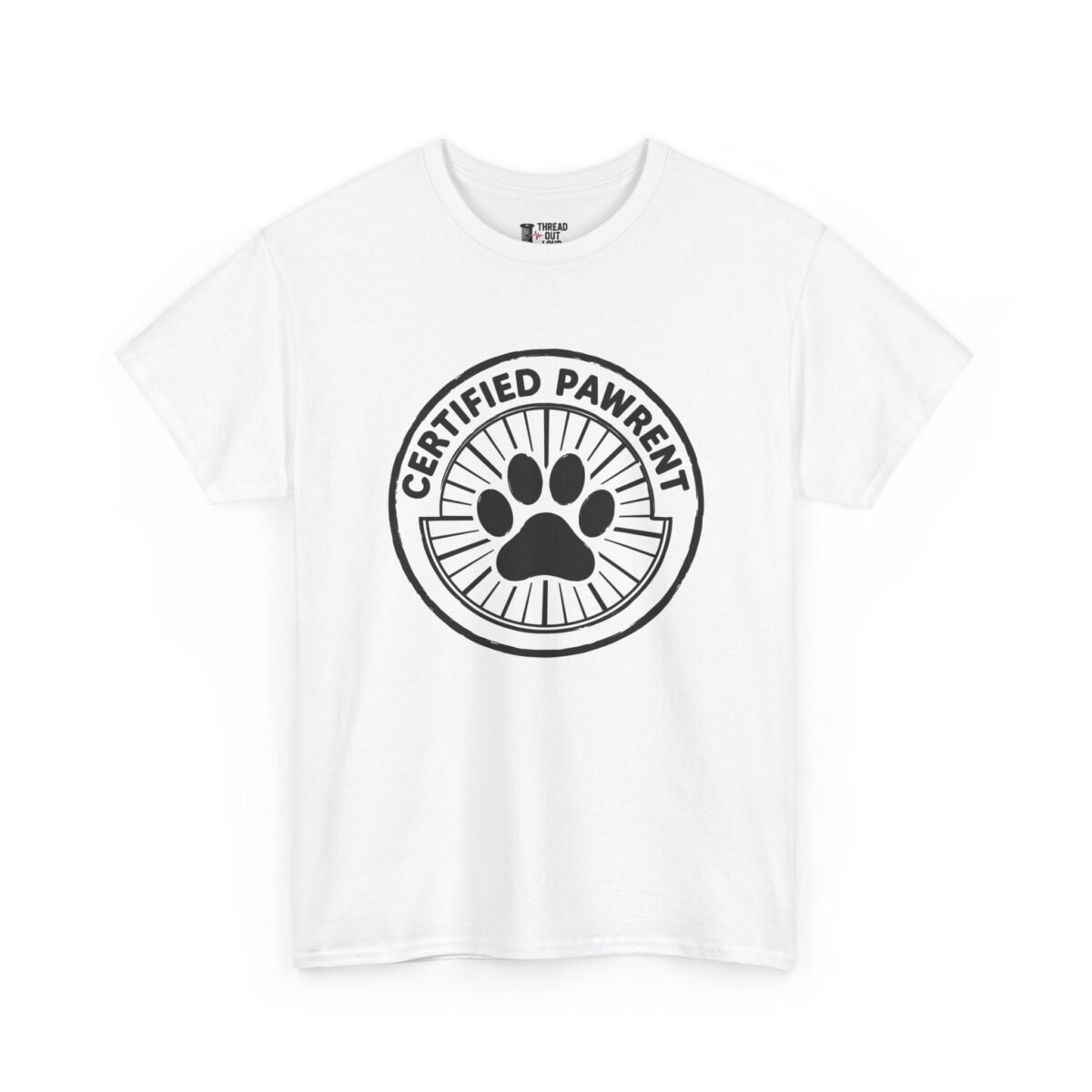Certified Pawrent T-Shirt – Funny Dog Dad Tee (Unisex)