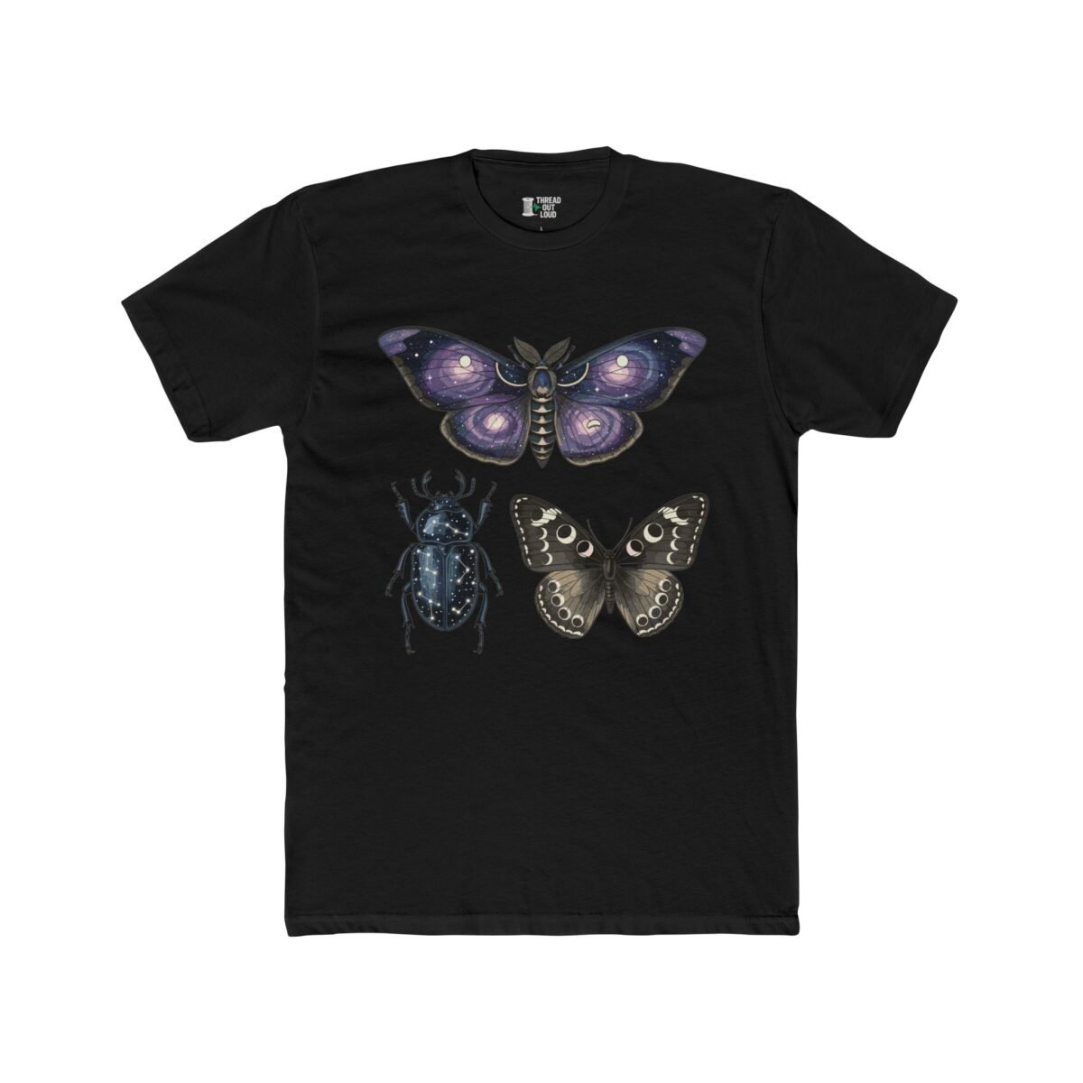Celestial Insects T-Shirt – Abstract Nature Butterfly & Moth Graphic Tee (Unisex)